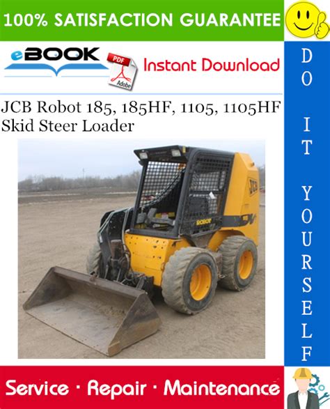 JCB 185, 185HF, 1105, 1105HF Skidsteer Loader Robot Service 